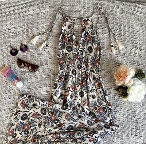 Floral Print Maxi Dress